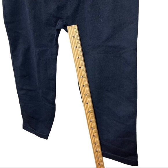 Blanqi Maternity Support Crop Leggings Navy Blue Women’s Size Medium Stretch - Picture 10 of 10
